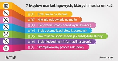 7 błędów przed którymi przestrzega firma marketingowa