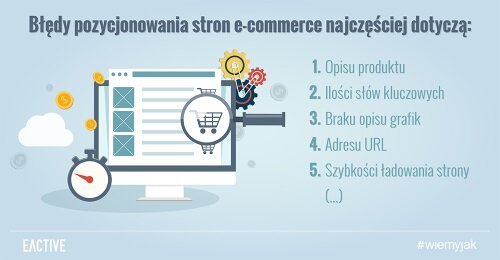 10 błędów popełnianych przy pozycjonowaniu stron e-commerce