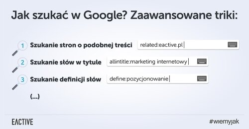 Jak szukać w Google? 15 zaawansowanych trików.