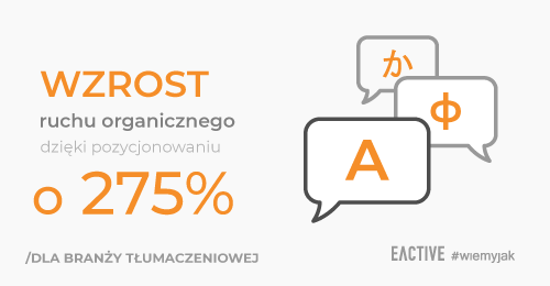 Jak zwiększyliśmy ruch organiczny o 275% dla centrumtlumaczen.pl dzięki pozycjonowaniu?