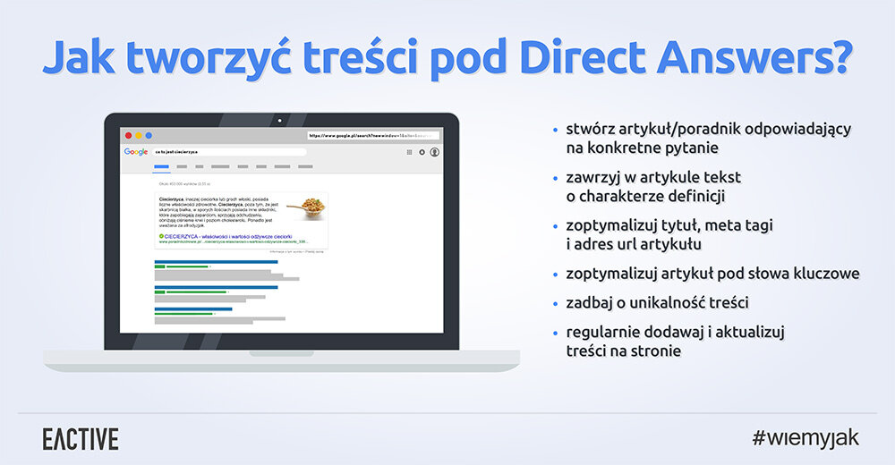 Czym jest Direct Answers i jak może Ci pomóc?