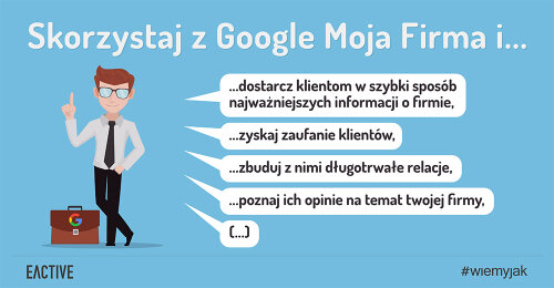 Zwiększenie widoczności lokalnej, czyli parę słów o usłudze Google Moja Firma