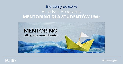 Ponownie uczestniczymy w Programie Mentoring!