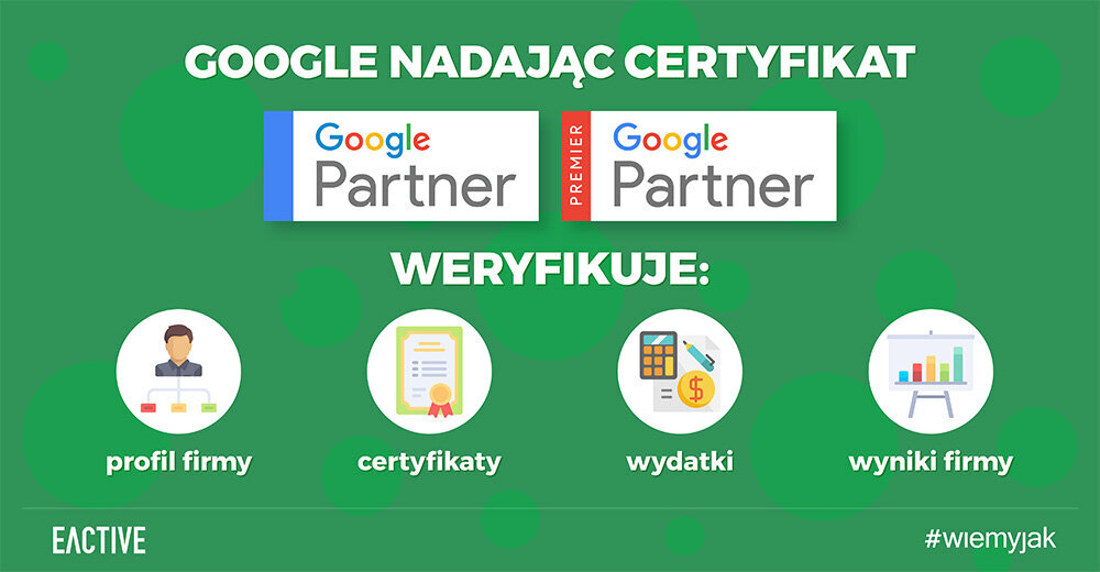 Certyfikowany Partner Google - kryteria nadania