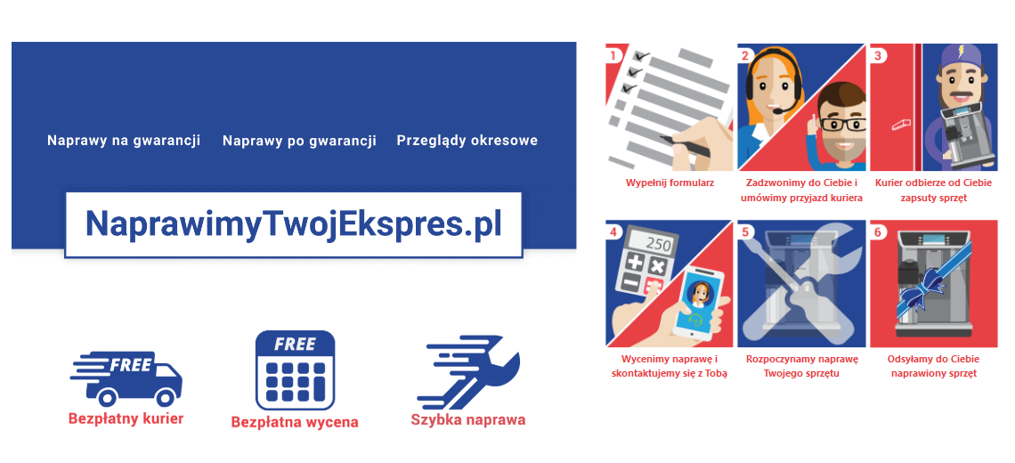 Strona NaprawimyTwojEkspres.pl - screen