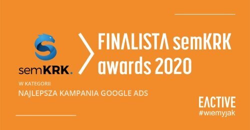 EACTIVE wśród finalistów semKRK Awards 2020!