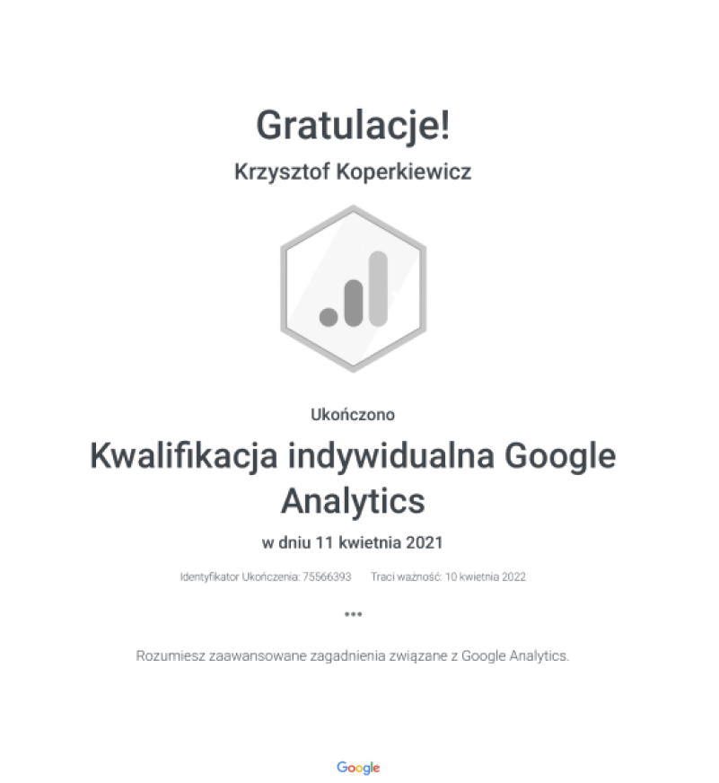 Google Krzysztof