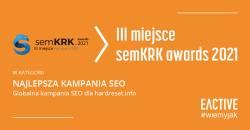 EACTIVE na podium semKRK awards 2021