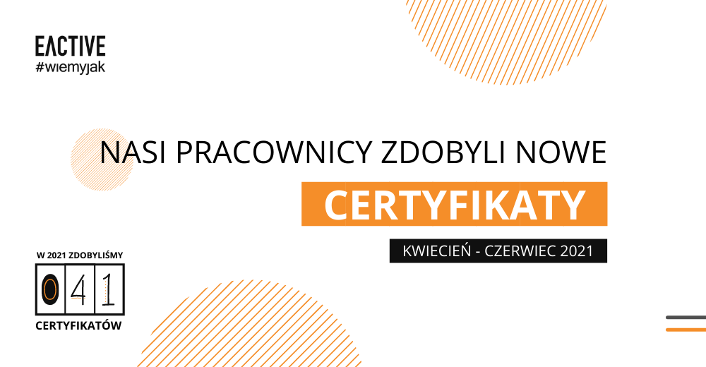 Certyfikaty II kwartał 2021