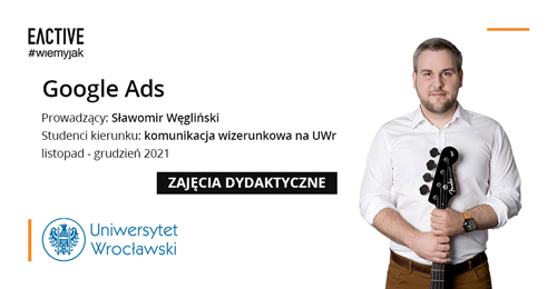 Sławek Węgliński jako wykładowca na Uniwersytecie Wrocławskim!