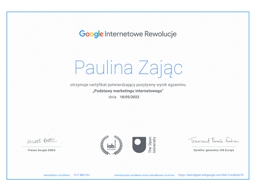 Certyfikat-Podstawy-marketingu-internetowego-Paulina-Zajac