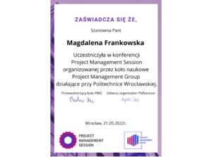Certyfikat-Project-menagement-Magdalena-Frankowska