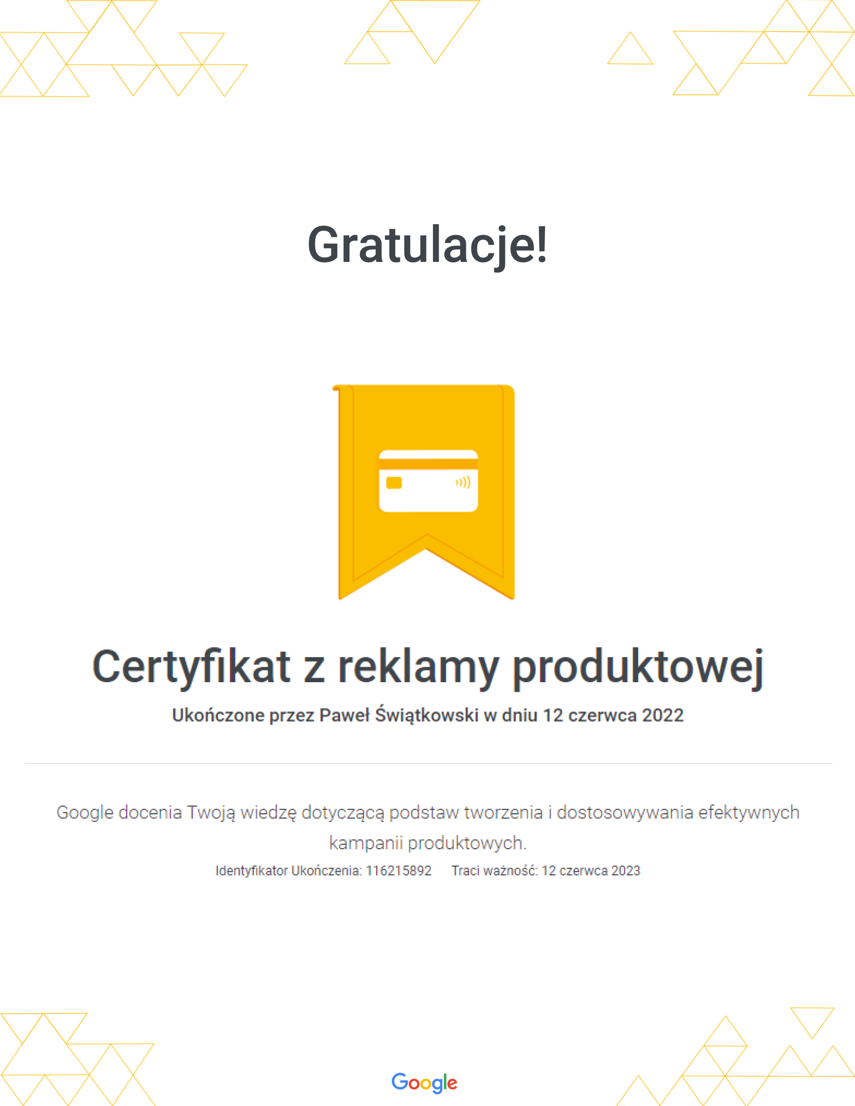 Certyfikat-z-reklamy-produktowej-Pawel-Swiatkowski