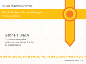 Certyfikat-Google-Analytcs-dla-poczatkujacych-Gabriela-Błach
