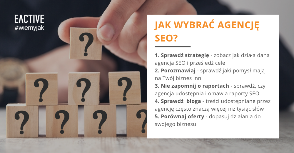 Jak wybrać agencję SEO?