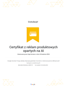 Certyfikat-z-reklam-produktowych-opartych-na-AI-kaja-gontarz